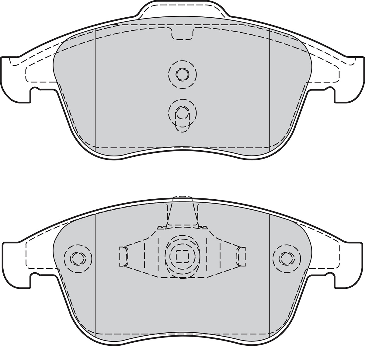 Jeu de 4 plaquettes de frein VALEO ref. 302128